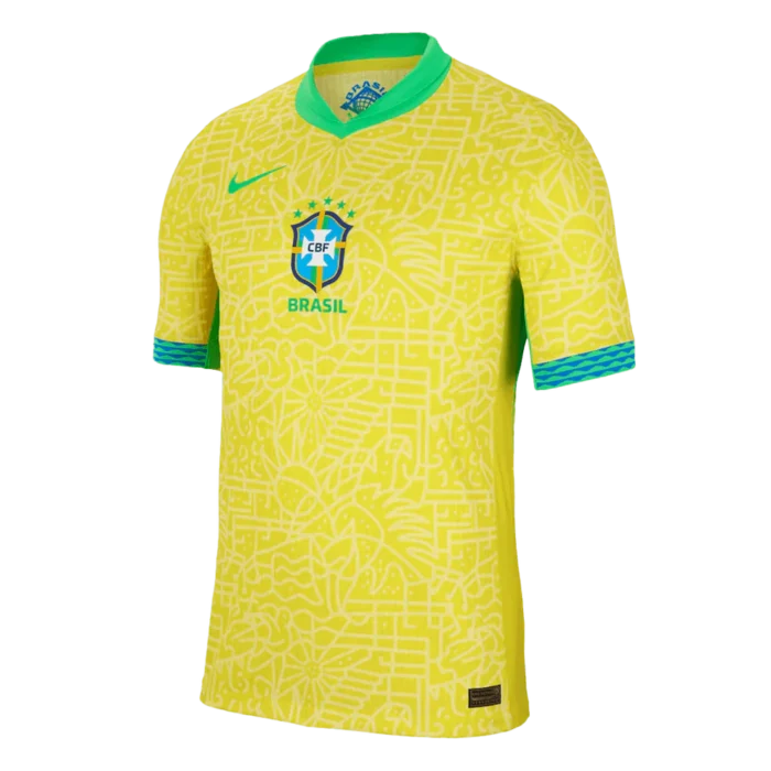 Authentic Brazil Home Soccer Jersey Copa America 2024 - Image 2