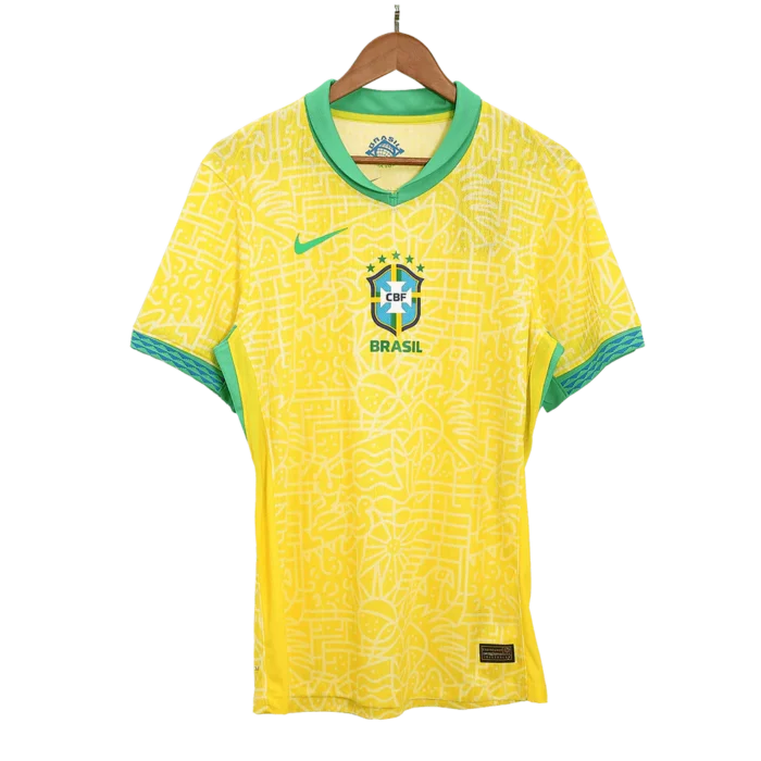 Authentic Brazil Home Soccer Jersey Copa America 2024 - Image 6