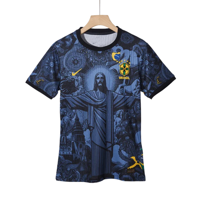 Authentic Soccer Jersey Brazil Jesus Shirt 2024 - Image 3