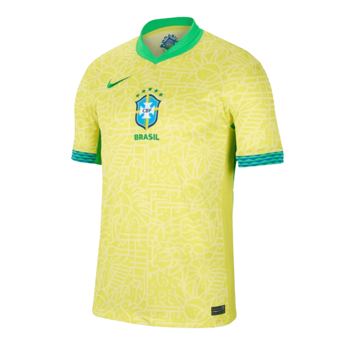Brazil Soccer Jersey Home Shirt 2024 - Image 4