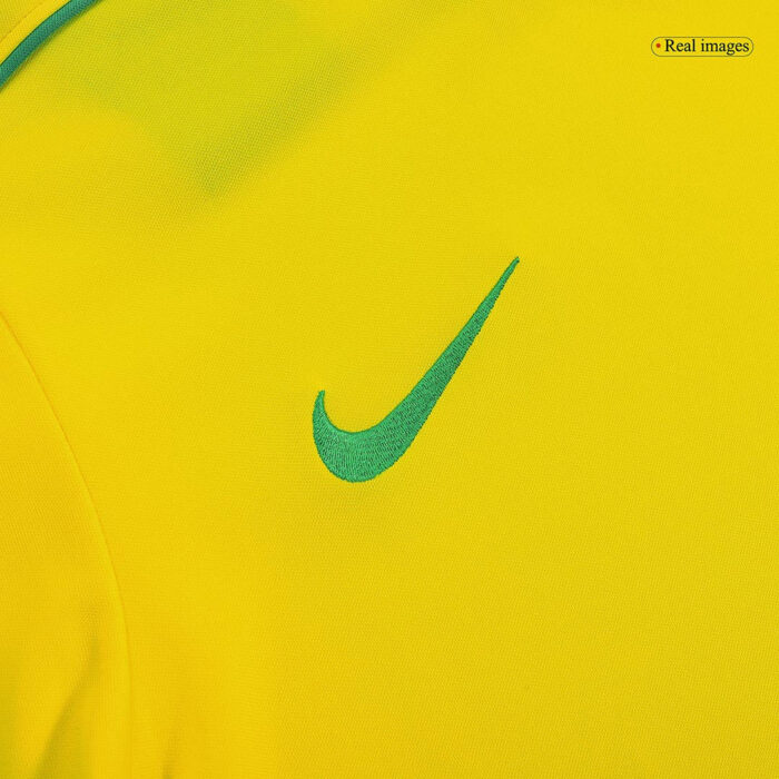 CAFU #2 Retro 1998 Brazil Home Soccer Jersey - World Cup - Image 5