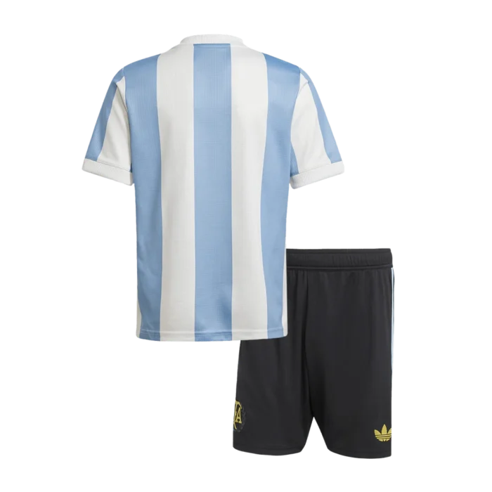 Kid's Argentina Soccer Jersey Kit(Jersey+Shorts) 2024 - 50th Anniversary - Image 7