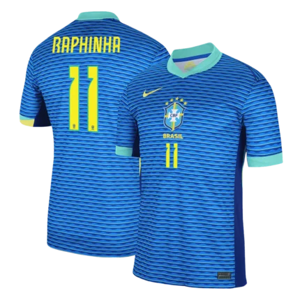 raphinha-11-brazil-soccer-jersey-away-custom-shirt-2024
