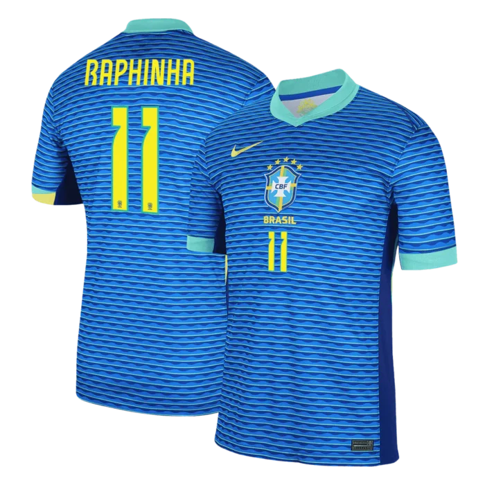 raphinha-11-brazil-soccer-jersey-away-custom-shirt-2024