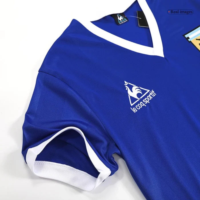 Retro 1986 Argentina Away Soccer Jersey - Image 4