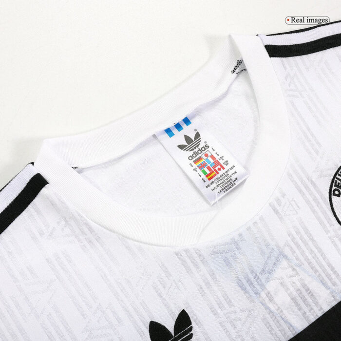 Retro 1990 Germany Home Soccer Jersey - Image 3