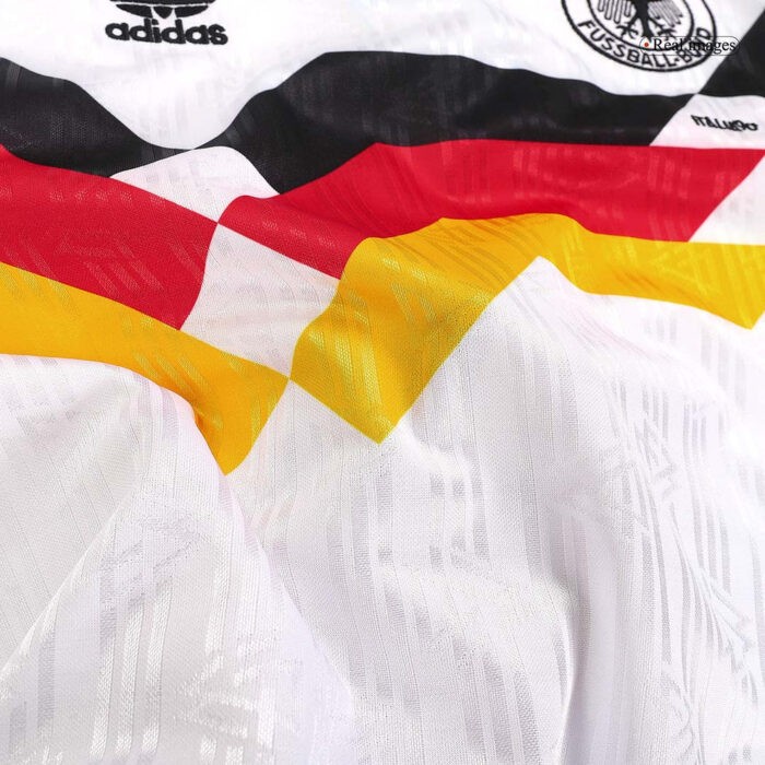 Retro 1990 Germany Home Soccer Jersey - Image 4