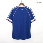 Retro 1998 France Home Soccer Jersey - Image 2
