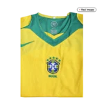 Retro 2004 Brazil Home Soccer Jersey - Image 4
