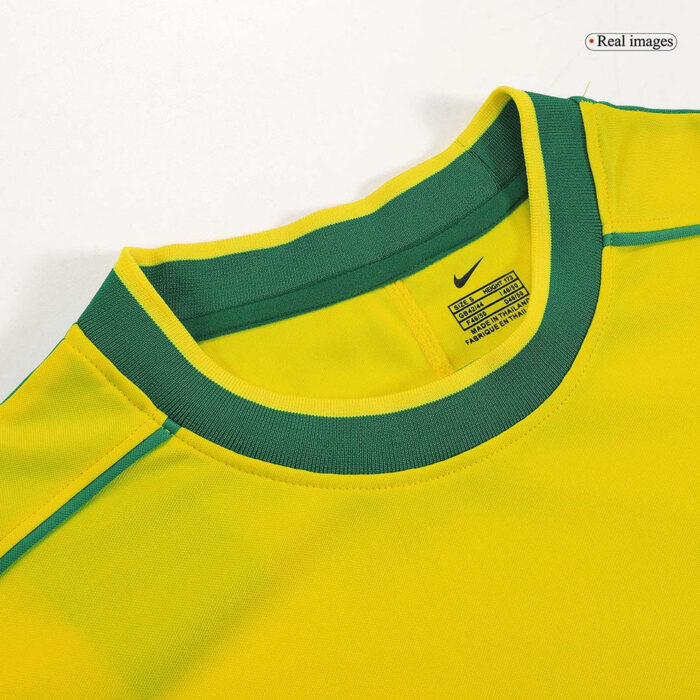 Retro Jersey CAFU #2 Brazil Home Soccer Shirt 1998 -World Cup - Image 5