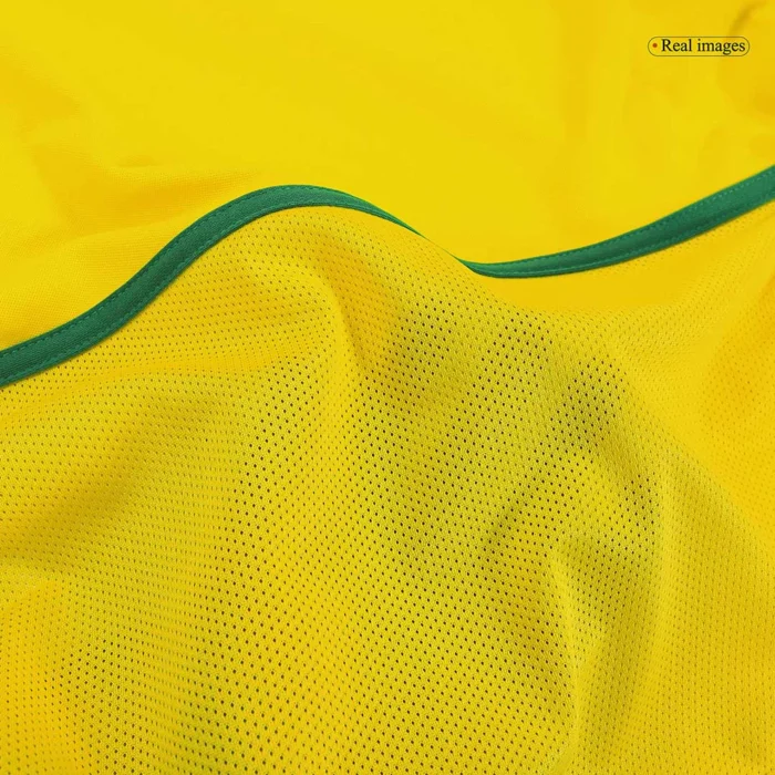 Retro RONALDO #9 2002/03 Brazil Home Soccer Jersey - Image 2