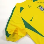 Retro RONALDO #9 2002/03 Brazil Home Soccer Jersey - Image 4
